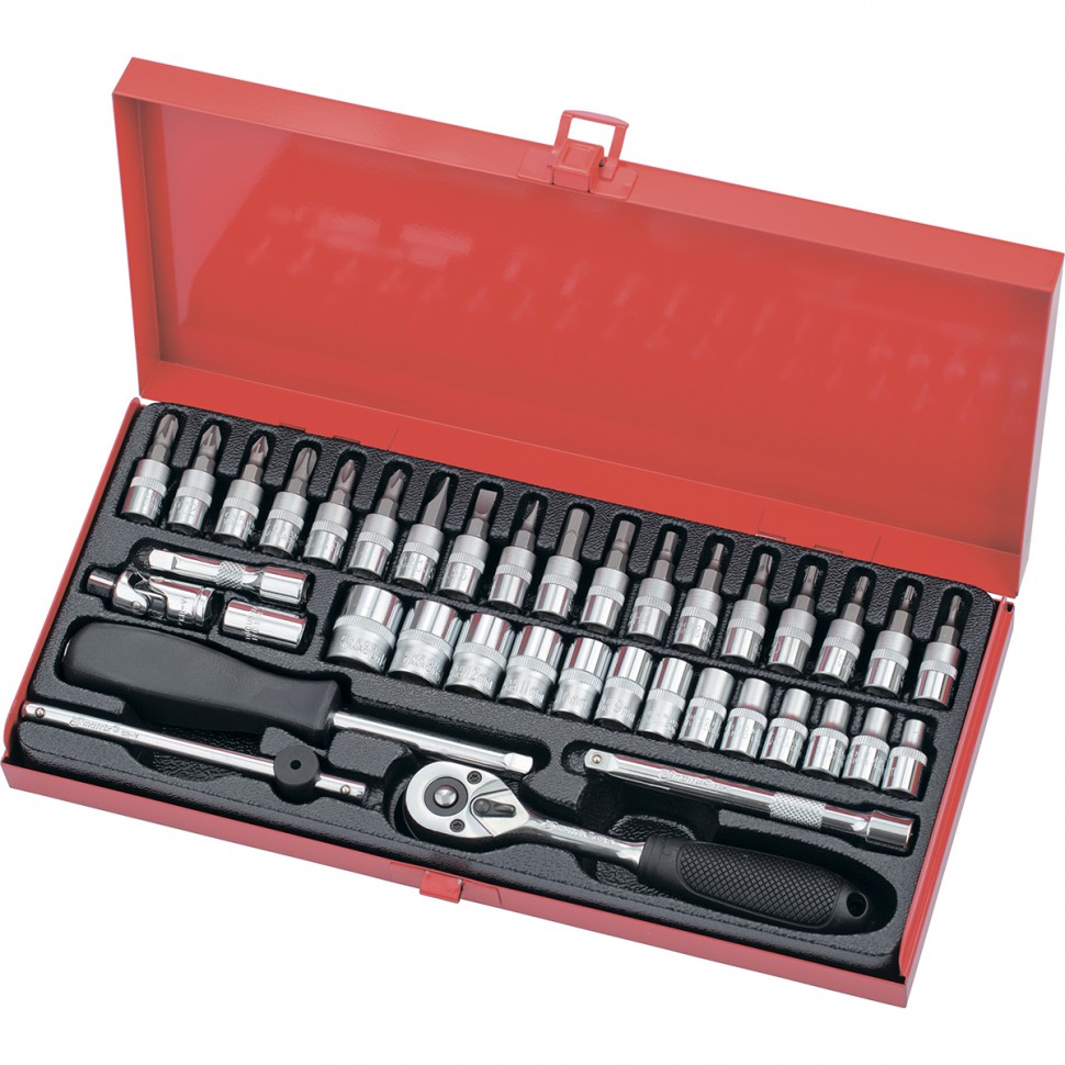 Набор слесарно-монтажный, 1/4", 38 предм." MATRIX"  13522
