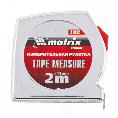 Рулетка Chrom 2м*13 мм "MATRIX"  31032